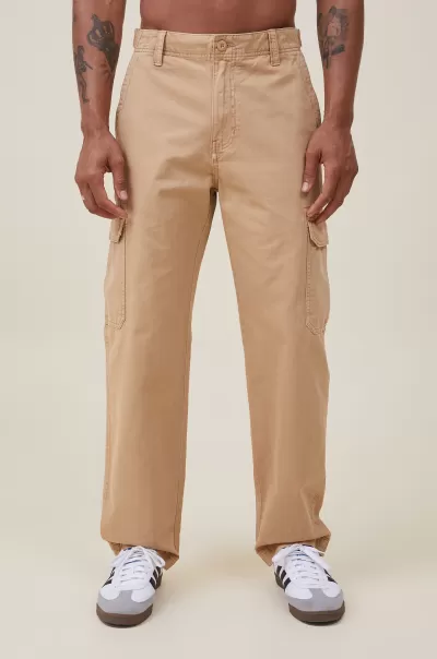 Premium Tactical Cargo Pant Vintage Mustard Twill Men Pants Cotton On