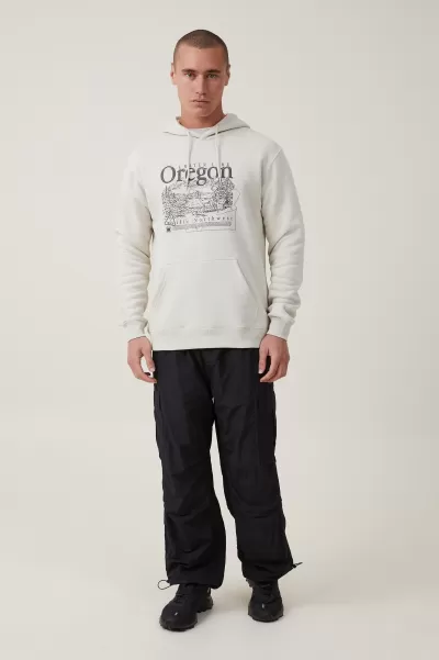 Graphic Fleece Pullover Men Tough Bone/Crater Lake Cotton On Graphic T-Shirts