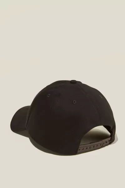 Cotton On 6 Panel Ball Cap Men Beanies & Hats User-Friendly Black/Nyc