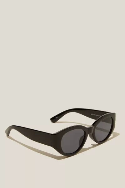 Cotton On Drifter Sunglasses Well-Built Sunglasses Men Black/Black Smoke