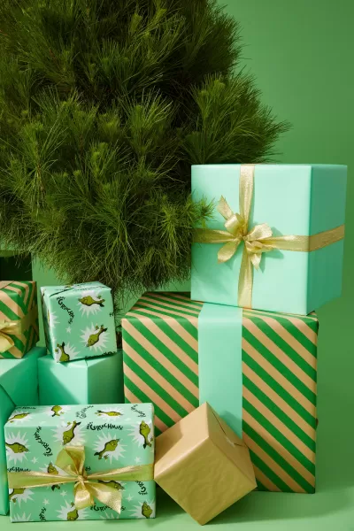 Gifting Cotton On Wrapping Paper Roll Liquidation Lcn Drs The Grinch Grinchmas Men