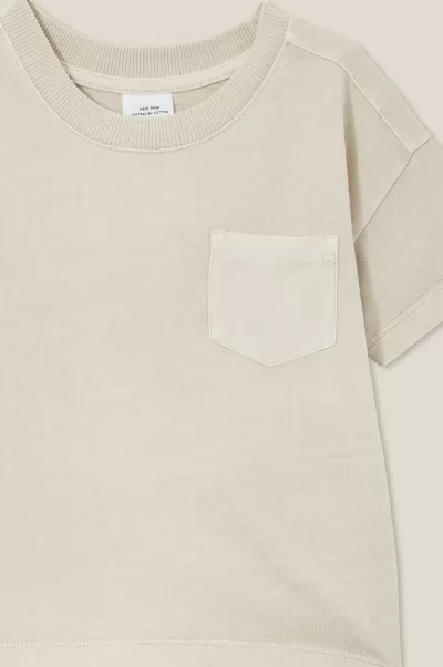 Alfie Drop Shoulder Tee Affordable Cotton On Tops &  Jackets & Sweaters Rainy Day Wash Baby