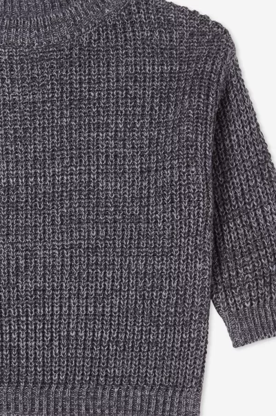 Tops &  Jackets & Sweaters Connor Crew Neck Jumper Cotton On Rabbit Grey Multi Yarn Buy Baby