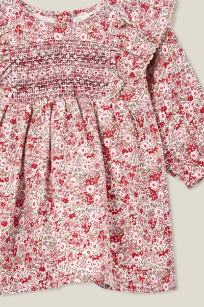 Baby Vanilla/Mia Floral Beauty Dresses & Skirts Cotton On Charlotte Long Sleeve Frill Dress