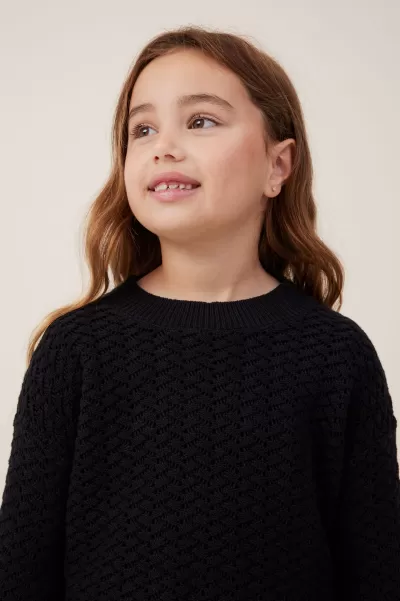 Cotton On Black Girls 2-14 Ingenious Ruby Knit Jumper Jackets & Sweaters