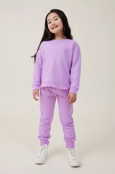 Girls 2-14 Uncompromising Marlo Trackpant Lavender Dreams/Dream Chaser Cotton On Sweatshirts & Sweatpants