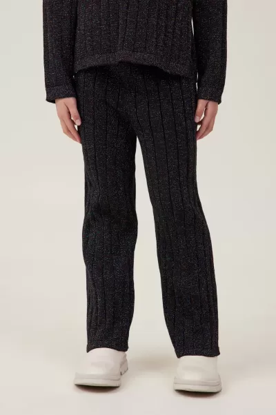 Girls 2-14 Jenna Lurex Knit Pant Black Rainbow Sparkle Leggings &  Pants & Jeans Artisan Cotton On