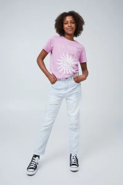 Giveaway Cotton On Girls 2-14 Ivy Mom Jean Bleach Wash Leggings &  Pants & Jeans