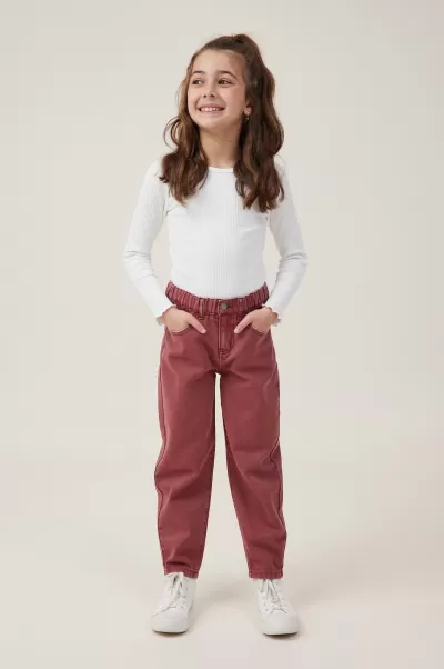 Girls 2-14 Cotton On Massive Discount Leggings &  Pants & Jeans Henna Jordan Slouch Jean