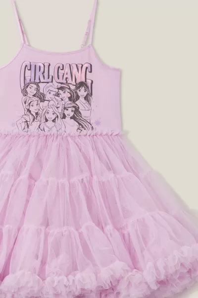 Dresses Cotton On License Tori Dress Up Dress Low Cost Lcn Dis Girl Gang/Pale Violet Girls 2-14