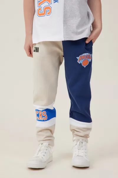 Cotton On Lcn Nba Rainy Day/New York Knicks Colour Bloc License Marlo Trackpant Boys 2-14 Sweatshirts & Sweatpants Cost-Effective