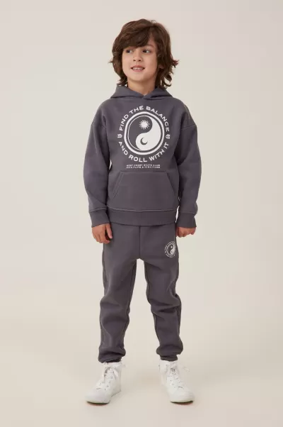 Sweatshirts & Sweatpants Boys 2-14 Marco Trackpant Rabbit Grey/Yin Yang Find The Balance Cotton On Modern