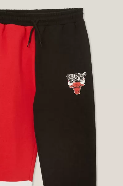 Effective Sweatshirts & Sweatpants Boys 2-14 Cotton On License Super Slouch Trackpant Lcn Nba Red/Chicago Bulls Colour Block