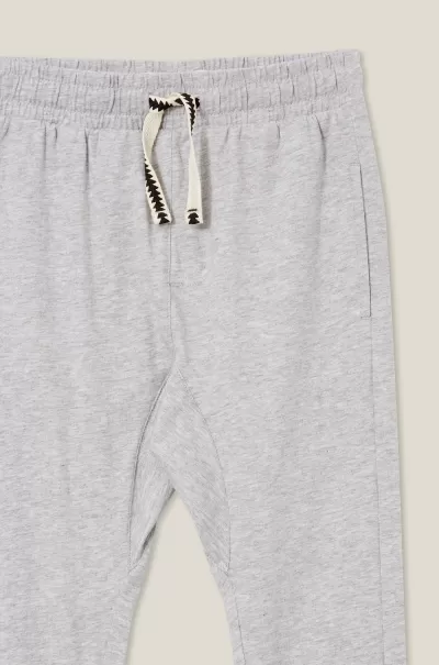 Matty Lightweight Pant Boys 2-14 Sweatshirts & Sweatpants Fog Grey Marle Shop Cotton On