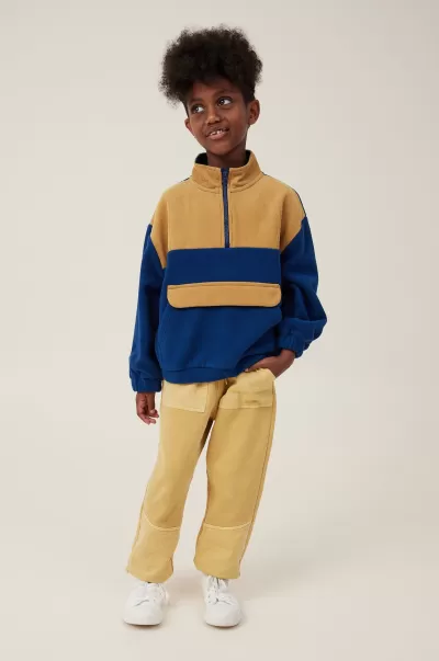 Mustard Seed Contrast Fleece Trackpant Sweatshirts & Sweatpants Cotton On Efficient Boys 2-14