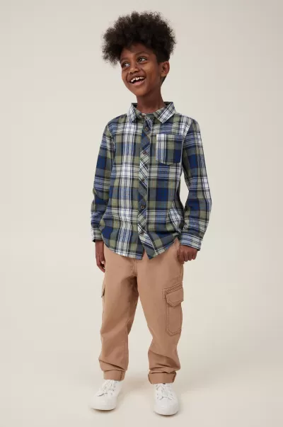 Taupy Brown Cargo Pant Compact Boys 2-14 Cotton On Pants & Jeans