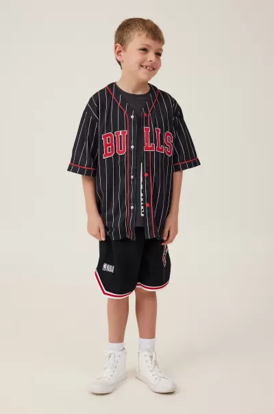 License Baseball Tee Lcn Nba Phantom/Chicago Bulls Boys 2-14 Cotton On Tops & T-Shirts Store