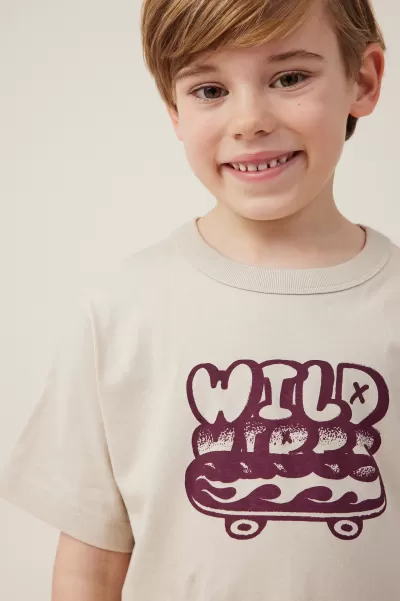 Boys 2-14 Rainy Day/Wild Vibes Cotton On Jonny Short Sleeve Print Tee Deal Tops & T-Shirts